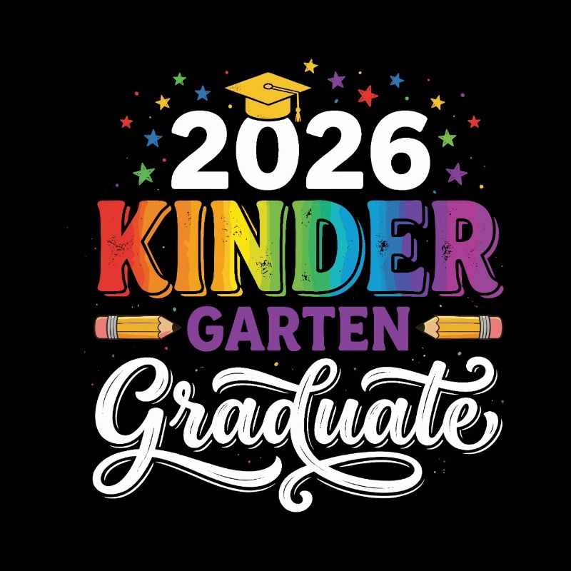 2026 Kindergarten Graduate Rainbow