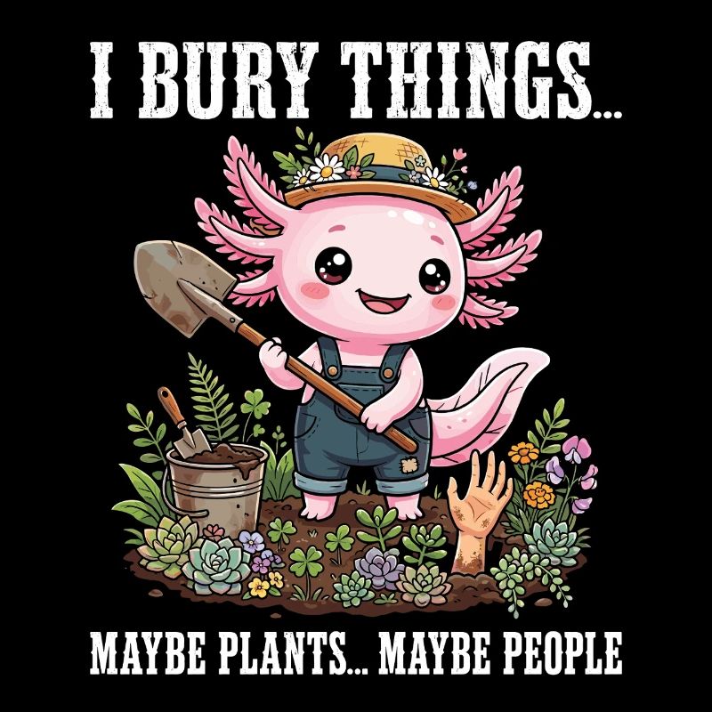 I Bury Things Maybe Plant Axolotl