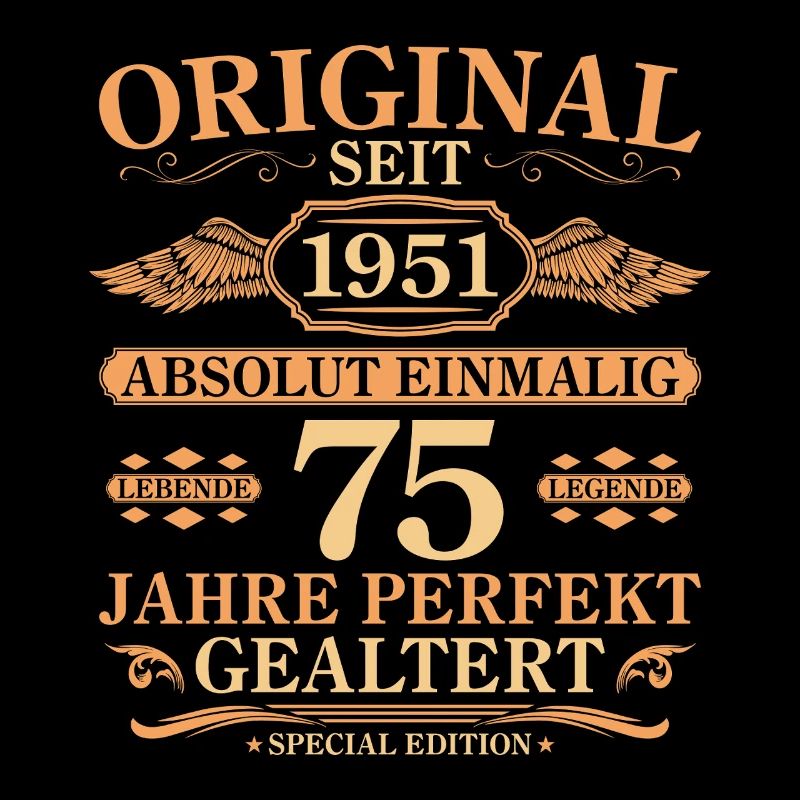 Original seit 1951 Baujahr 75. Geburtstag