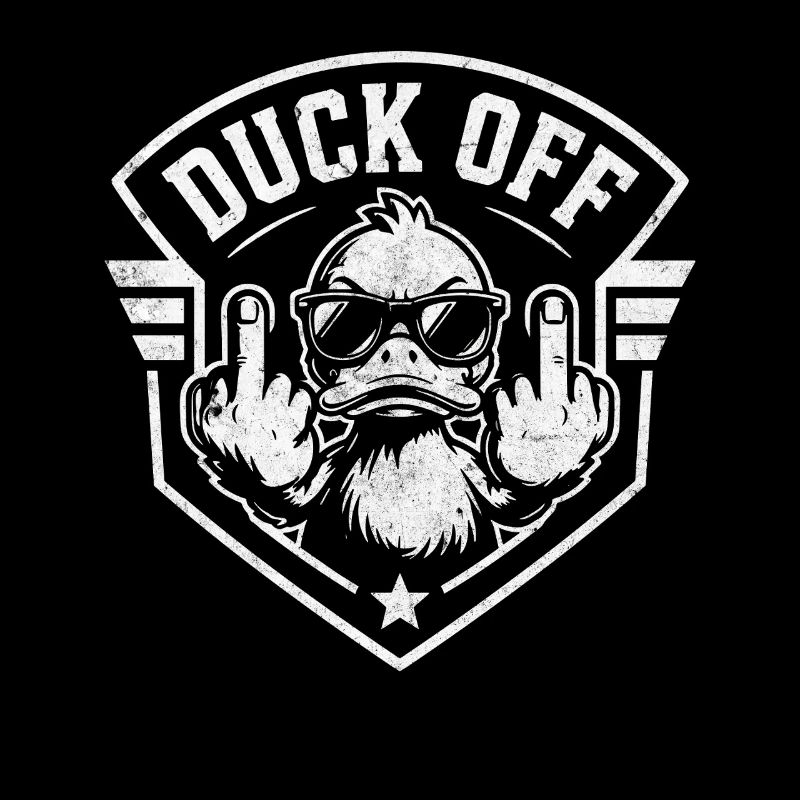 Duck Off Sunglasses Duck Logo