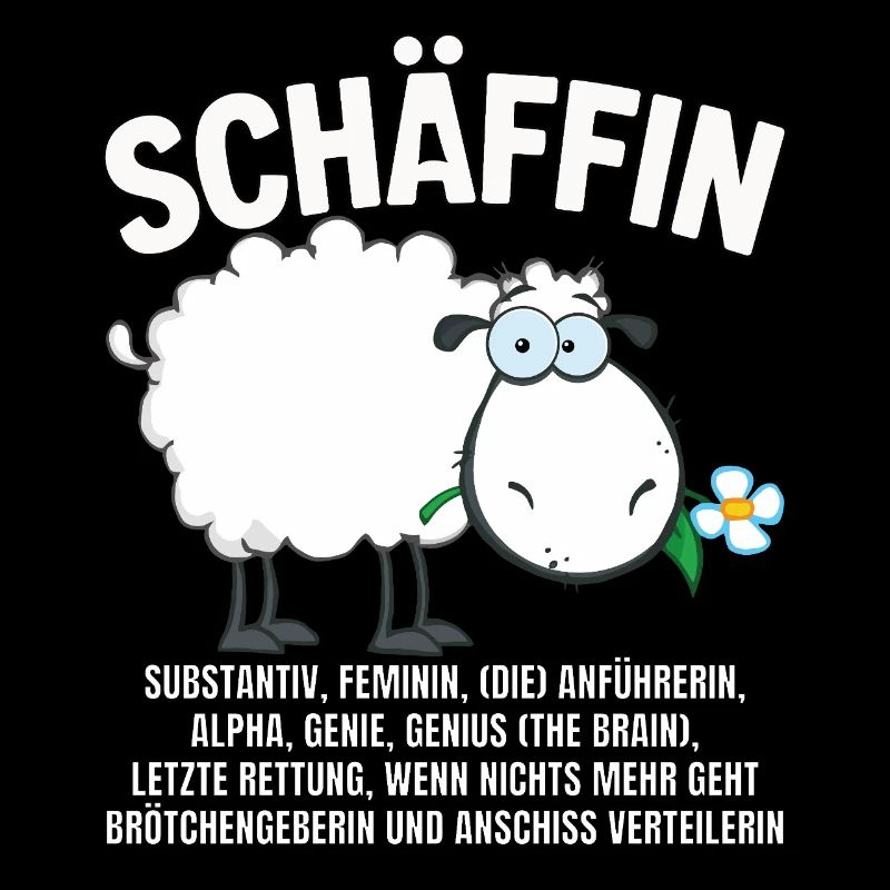 Schäffin - Alpha Schaf mit Sonnenbrille