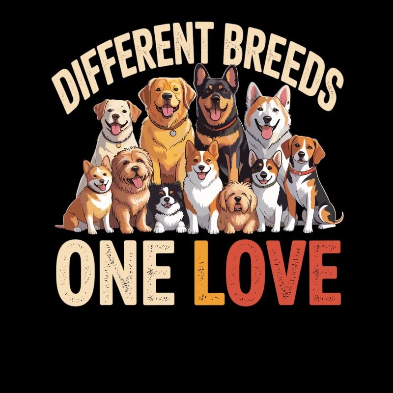 Races différentes : Un aime les chiens