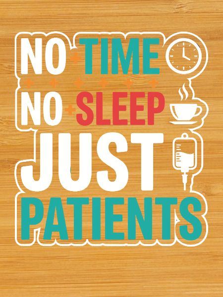 Infirmière de nuit, fatiguée