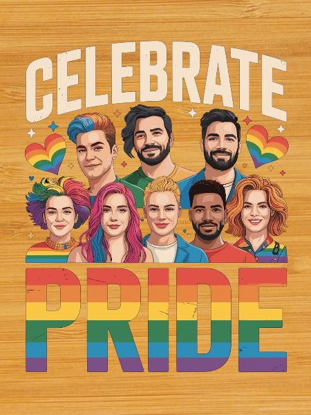 Celebrate Pride LGBTQ Rainbow
