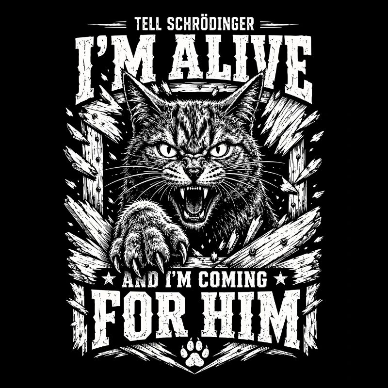 Chemise Schrödinger Chat Vivant