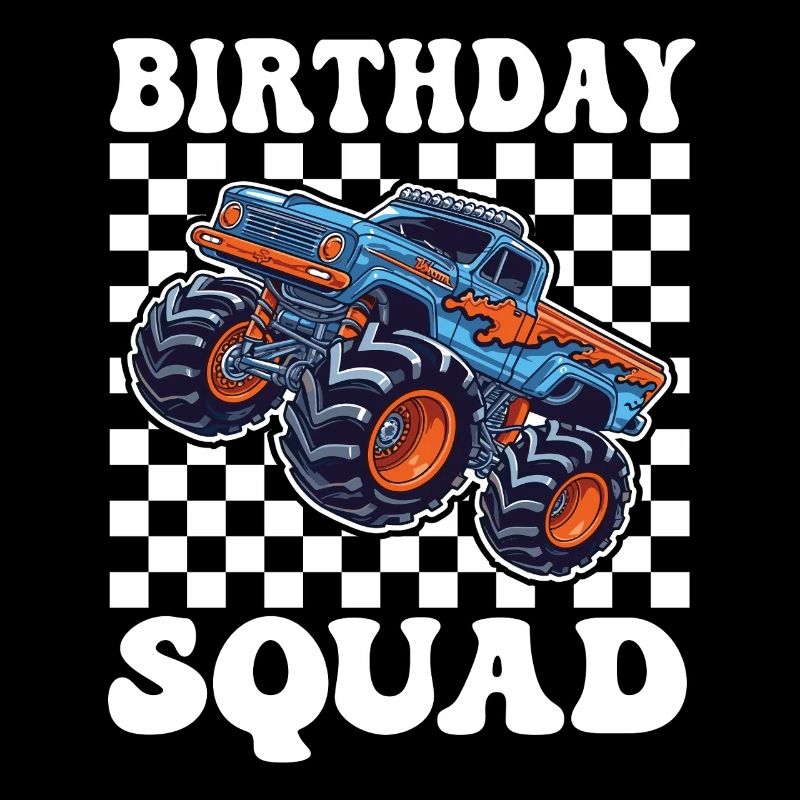 Équipe d’anniversaire des Monster Trucks