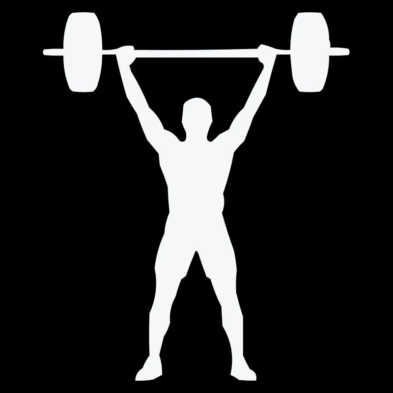 Haltérophilie Silhouette Entraînement avec poids