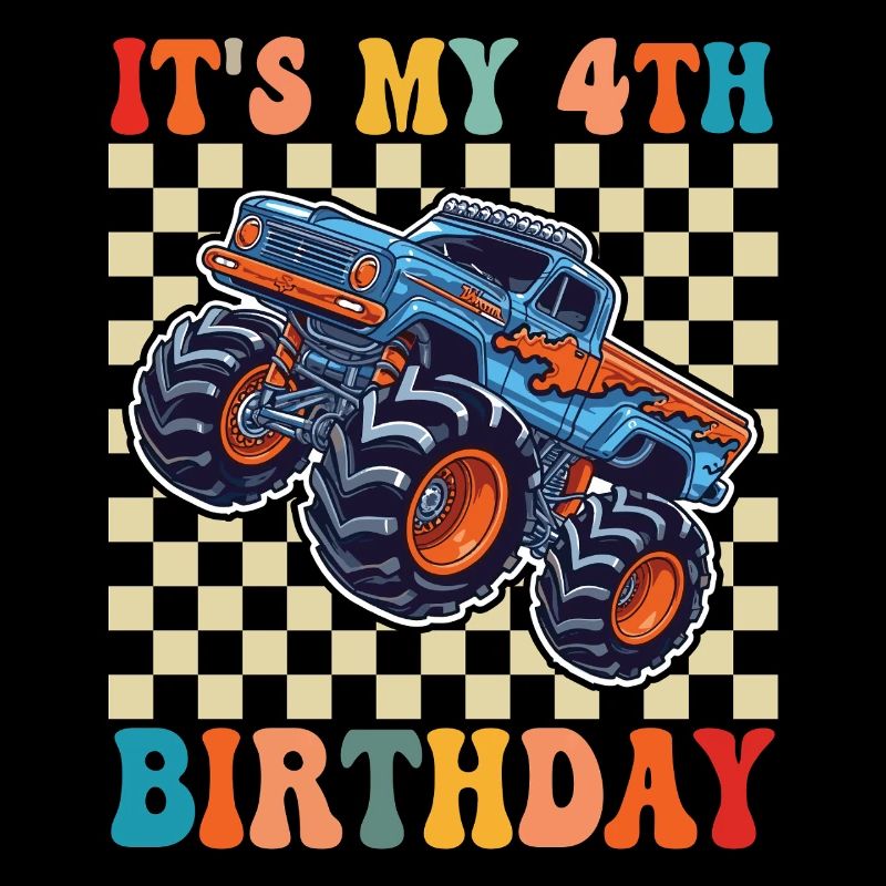 Monster Truck pour 4e anniversaire