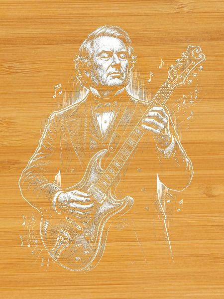 Millard Fillmore Playing Guitar