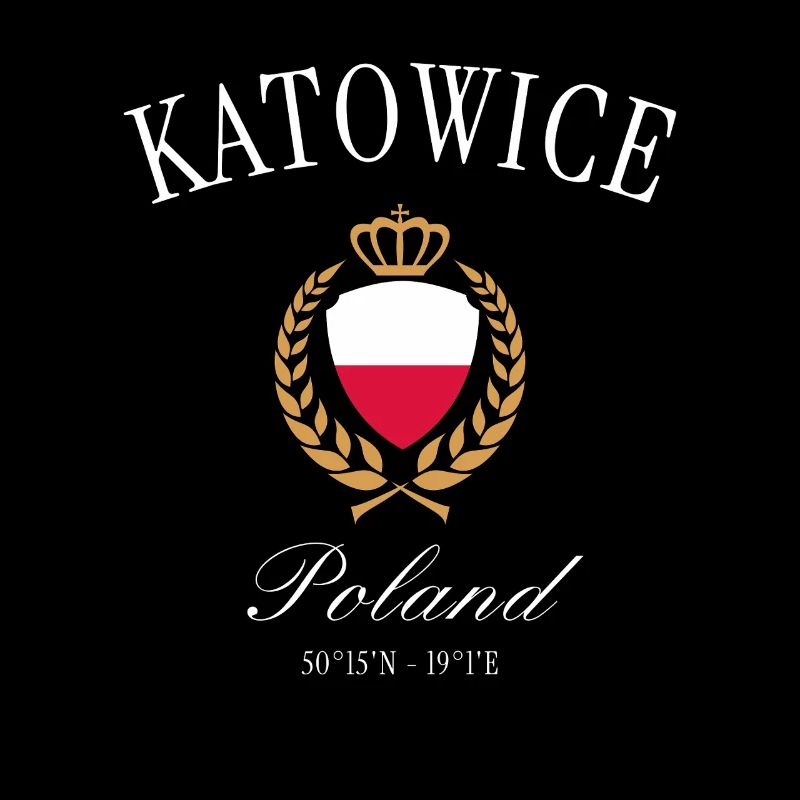 Kattowitz Polen Wappen Krone – Reise Souvenir