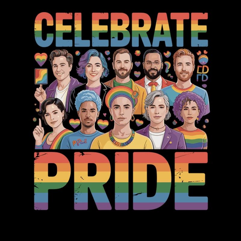 Celebrate Pride LGBT Regenbogen Diversity