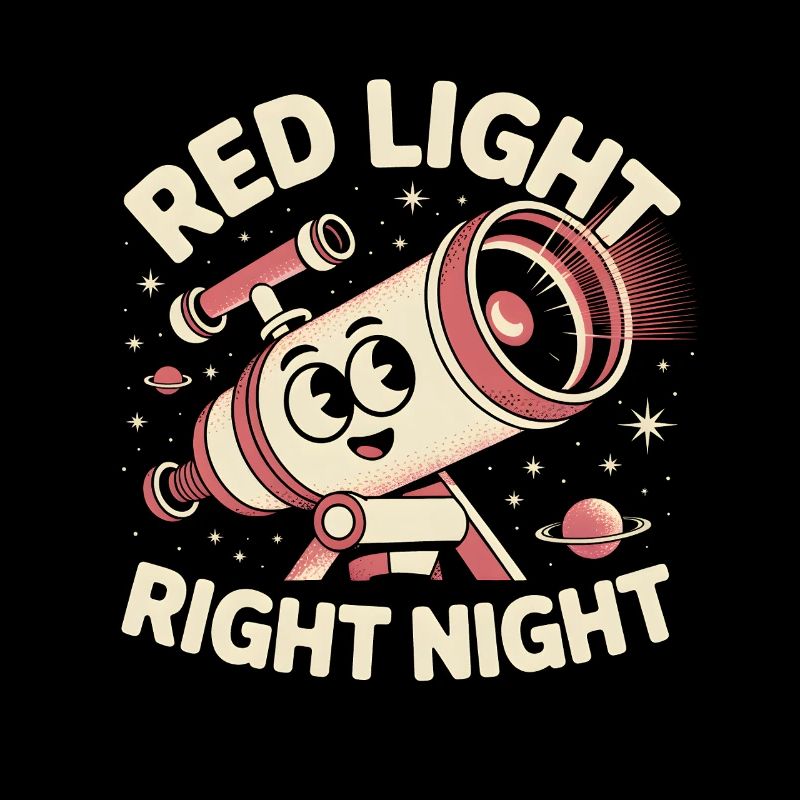 Red Light Clear Night | Astronomy