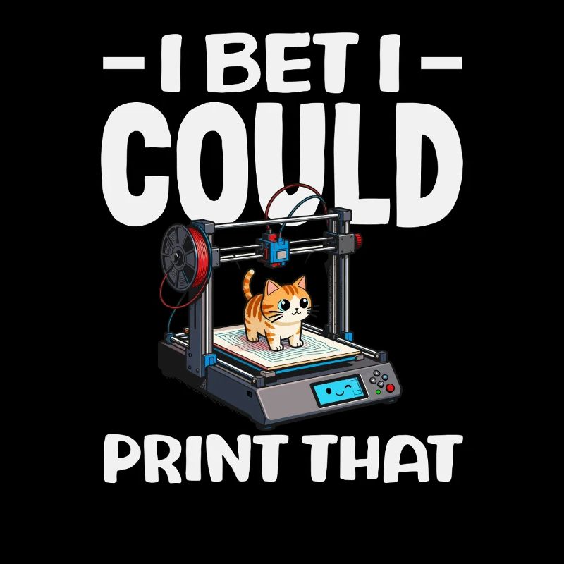 I bet I can print the 3D printer cat