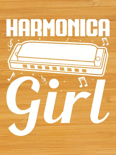 Harmonica Musican Girl Harmonica