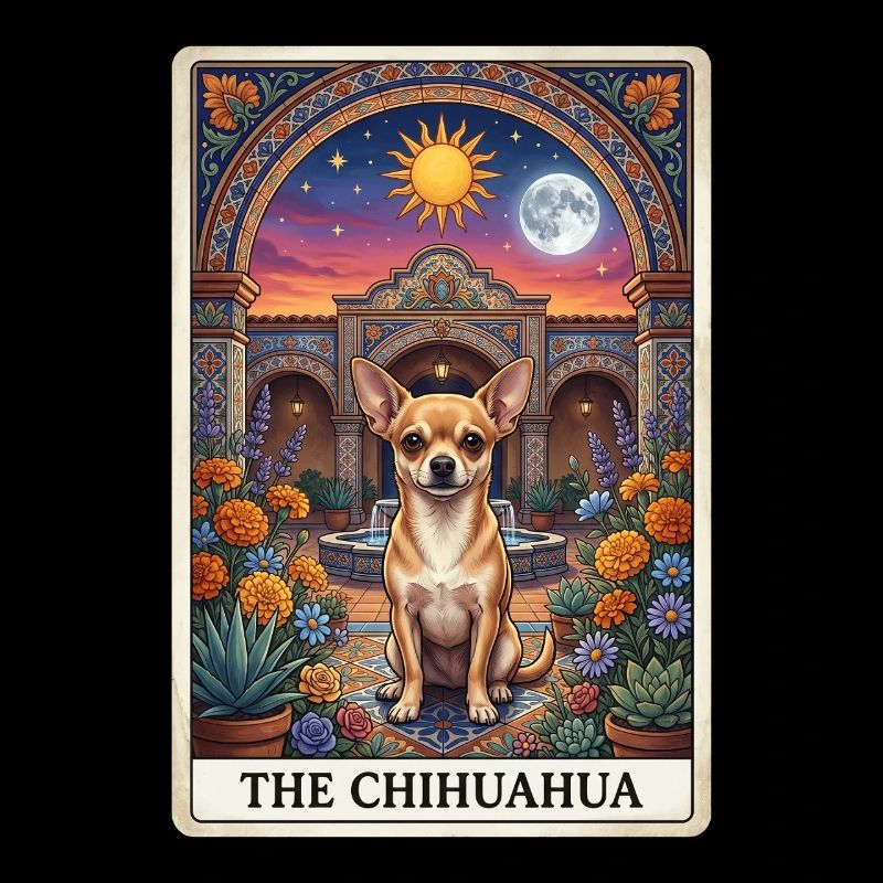 Chihuahua Tarot Card
