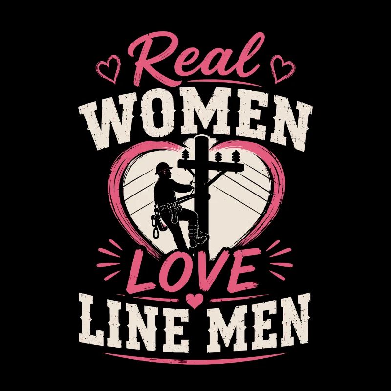 Proud Wife Von Einem Lineman Kabel