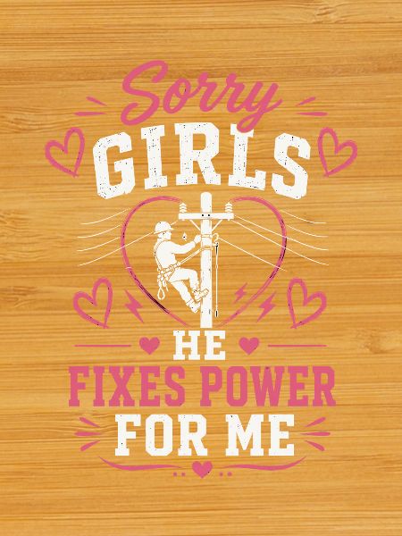 Lineman Wife With Pride Technique