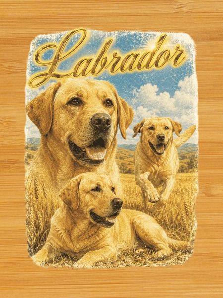 Labrador Retriever Retro Dog