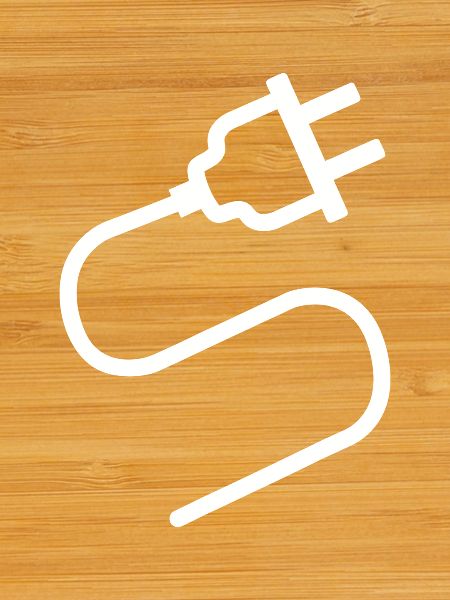 Electric Plug Line Art