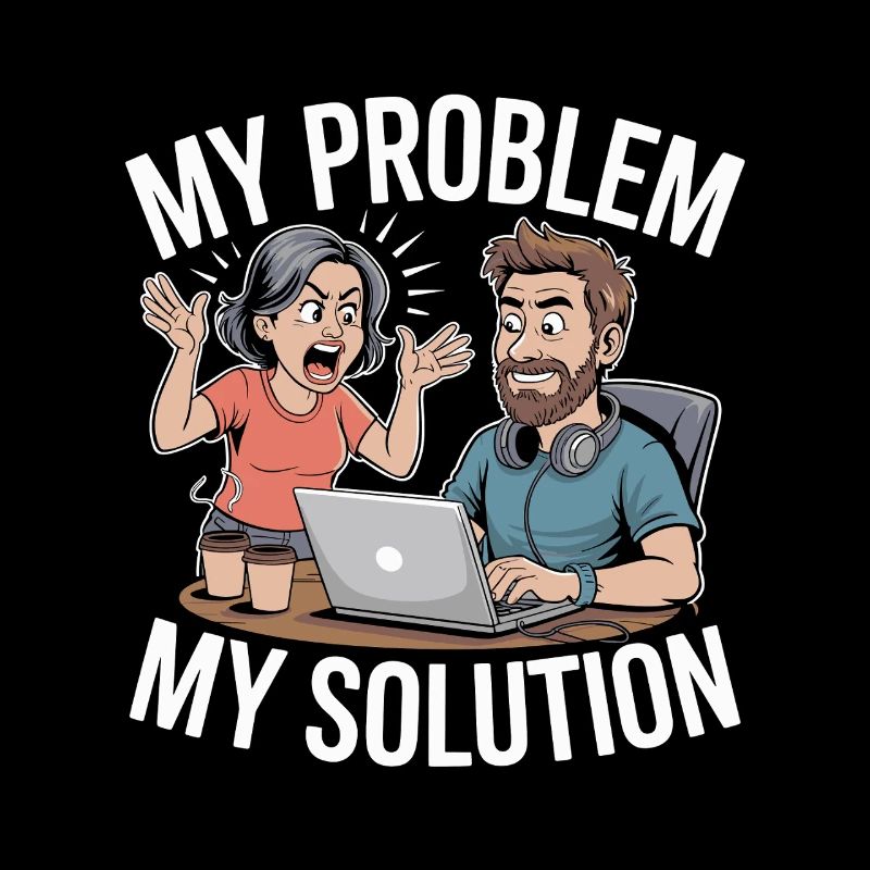 Remote Developer My Problem My Pictogram Dad Mom