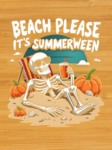 Beach Please Summerween Halloween
