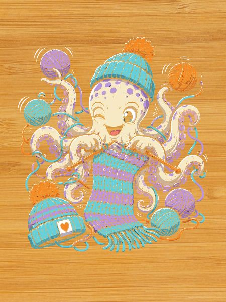 Smart Octopus Knitting Magic