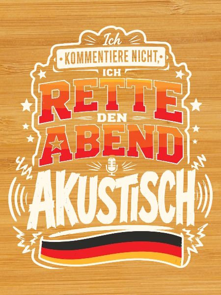 Ich rette den Abend akustisch