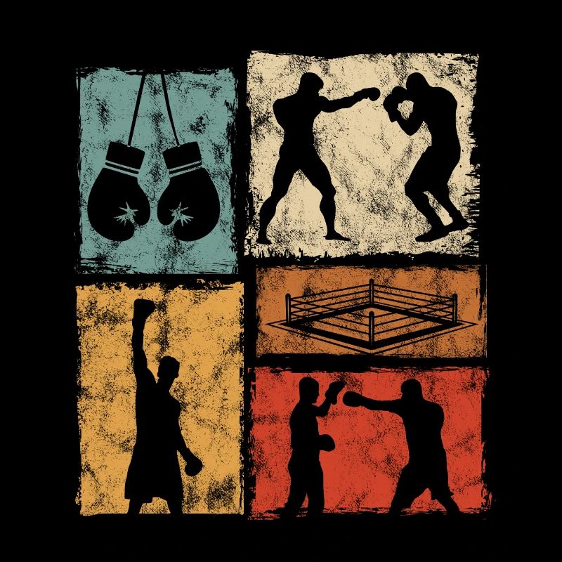 Graphismes de boxe pour professionnels et amateurs