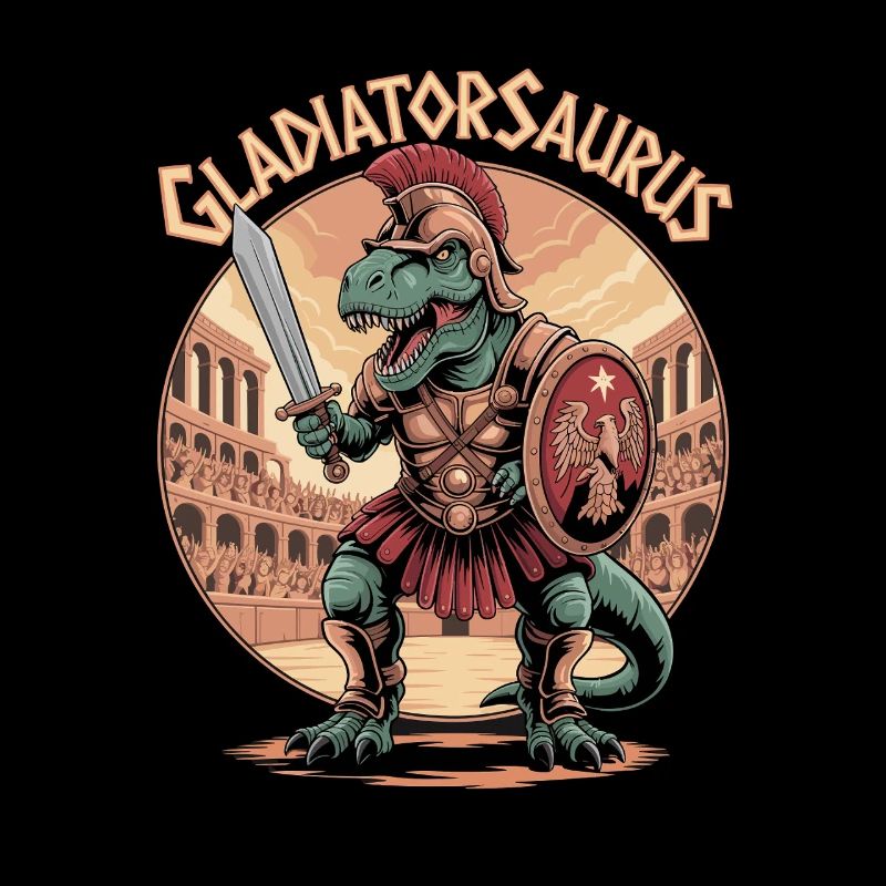  Gladiatorsaurus Dinosaurier Gladiator T Rex Im