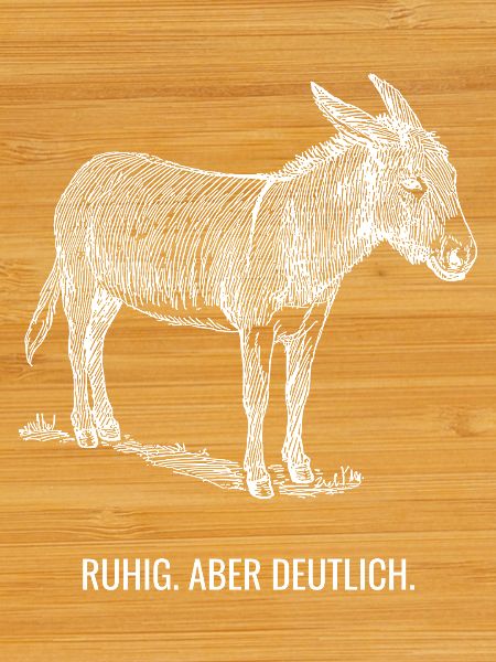 Ruhig. Aber deutlich.