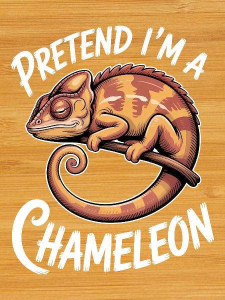 Chameleon Sayings Funny Chameleon Gift