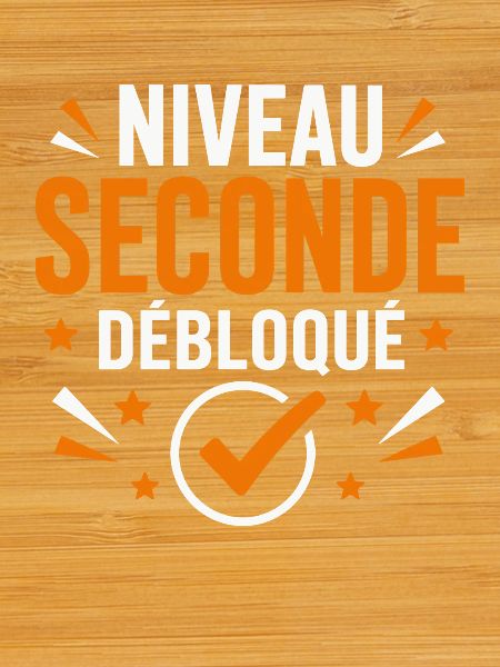 Niveau Seconde Débloqué Badge