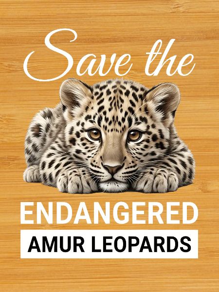 Save the endangered Amur leopards