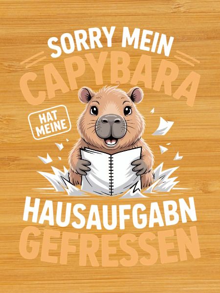 Capybara Hausaufgaben