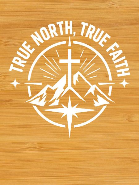 Crossed Mountain Compass Emblem