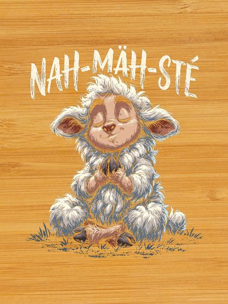 Yoga Sheep Namaste no-mäh-sté