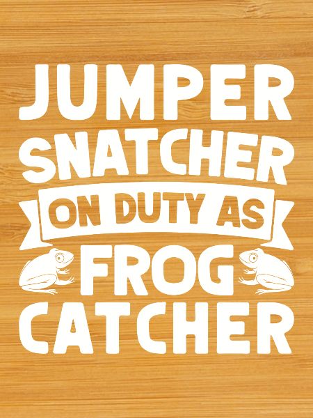 Frog Catcher Jumper Snatcher Frog