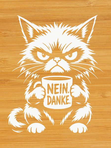 Nein Danke Katze