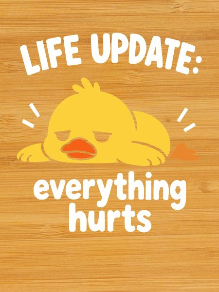 Tired Duck Life Update-Tee