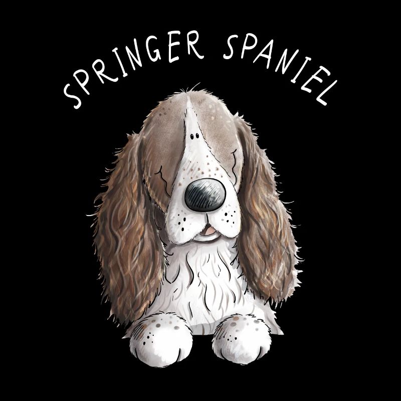 Englischer Springer Spaniel I Comic Hund Geschenk