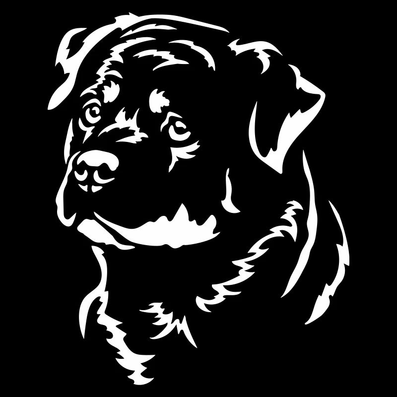 Rottweiler Head « Black Edition »