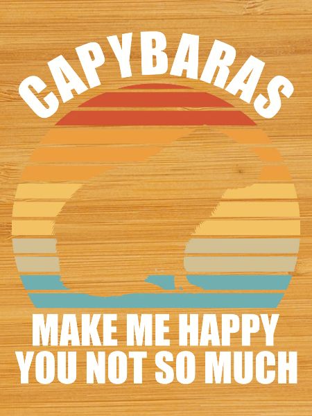 Capybara Zoo Animal Design