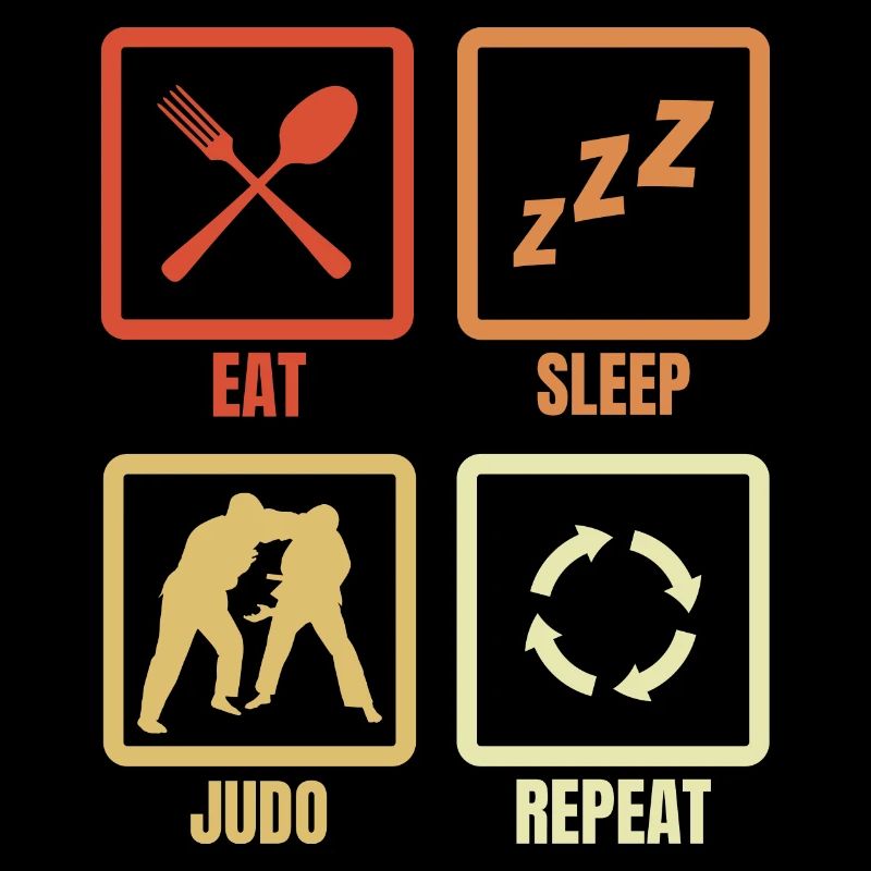 Manger Dormir Judo Répéter
