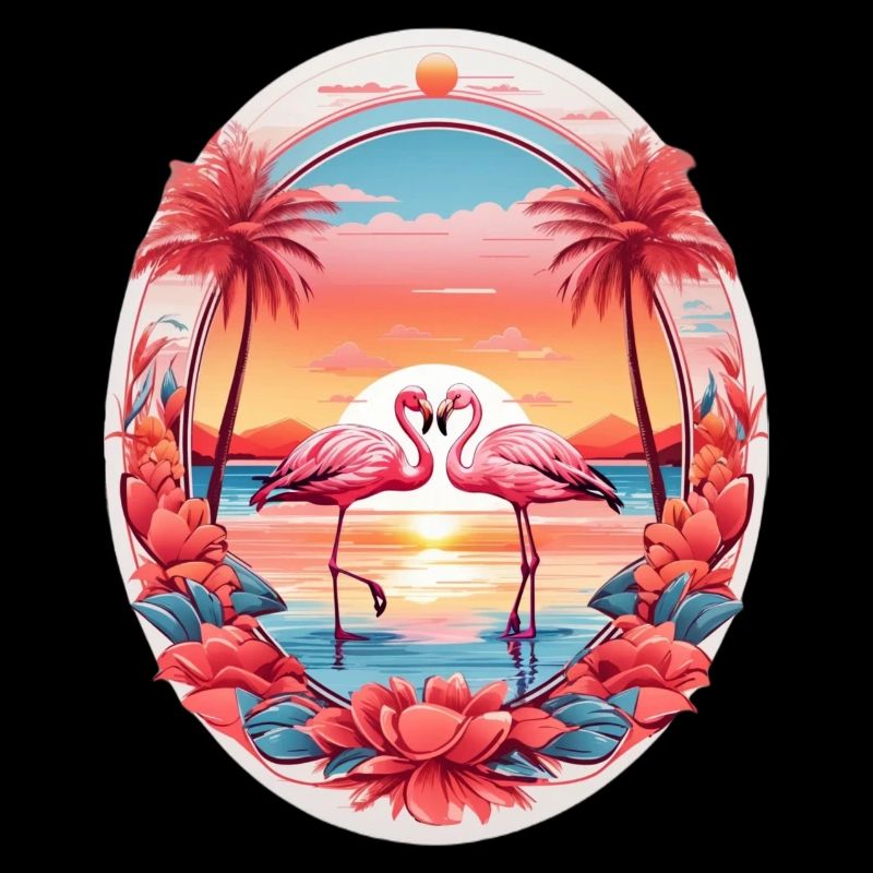 Flamants roses