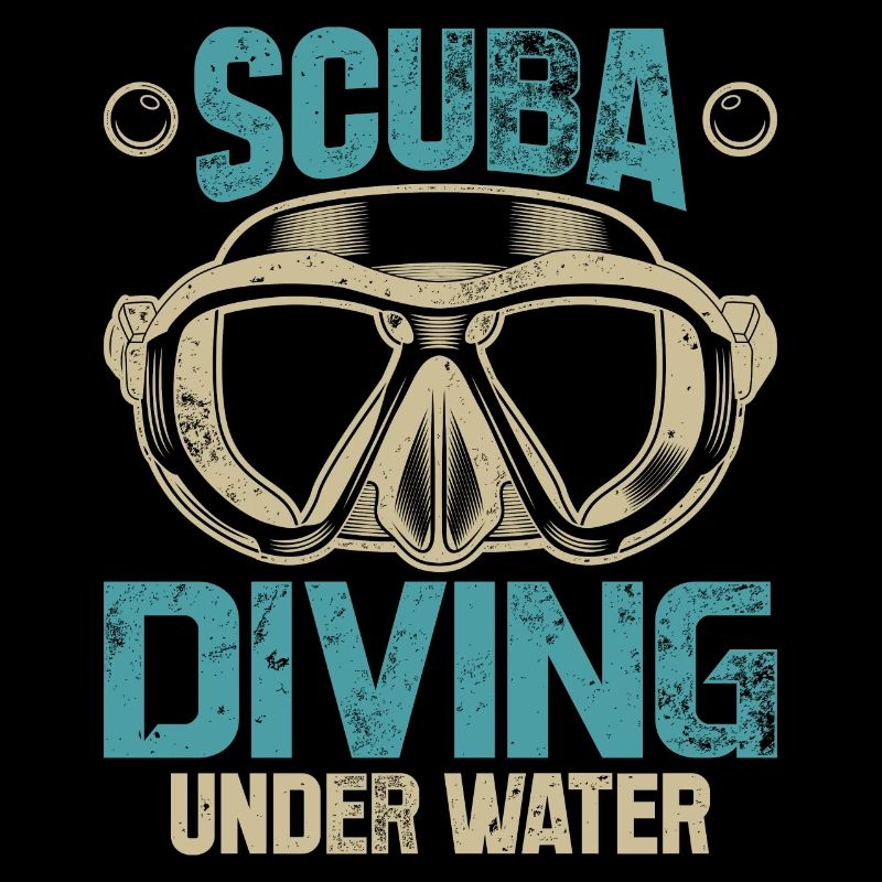 Scuba Diving Under Water Icon Tee