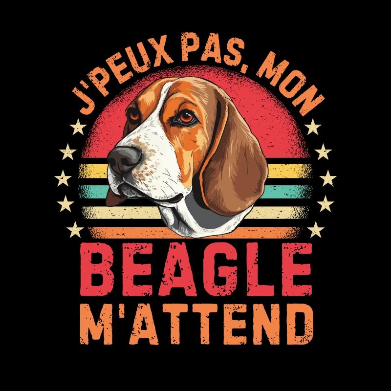 Chien de race beagle