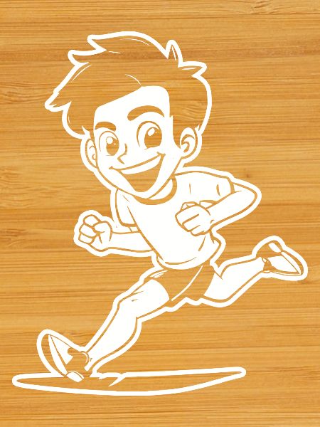Marathon Boy Drawing