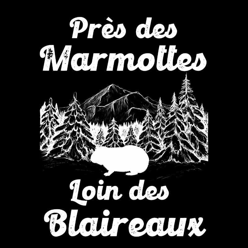 Marmotte humour forêt camping