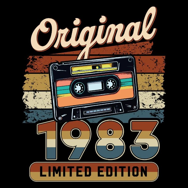 43. geburtstag 43 jahre original 1983 kassette