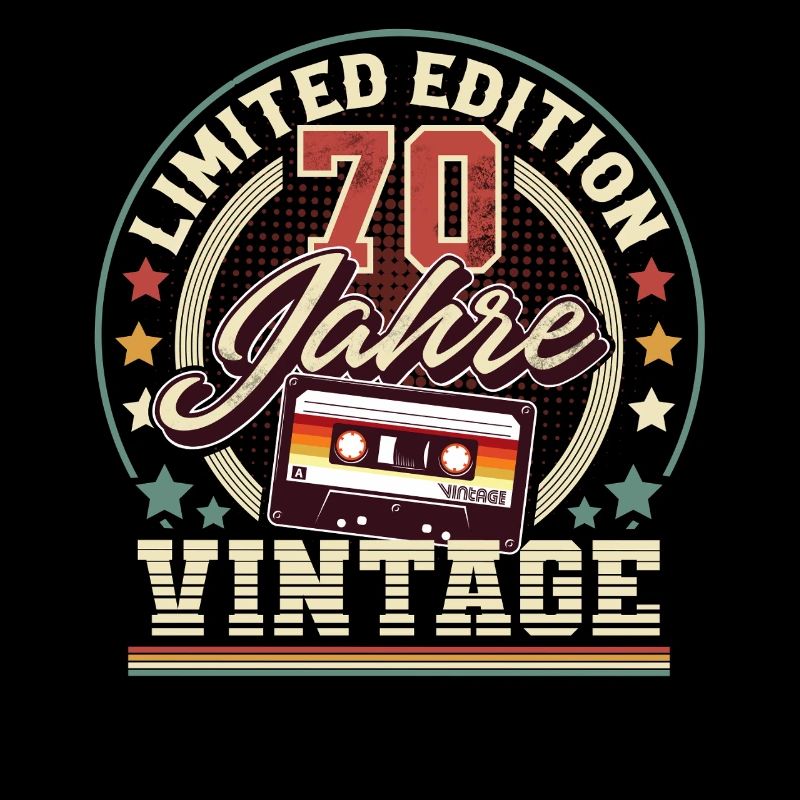 70e anniversaire Vintage